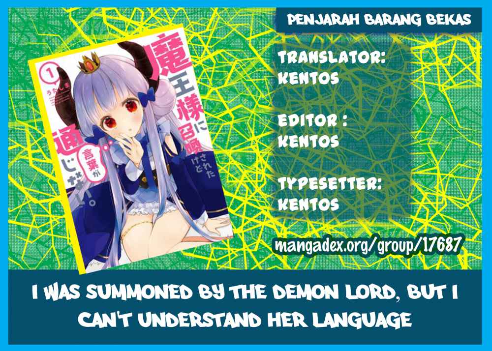 I Was Summoned By The Demon Lord, But I Can’t Understand Her Language Chapter 03 Gambar 1
